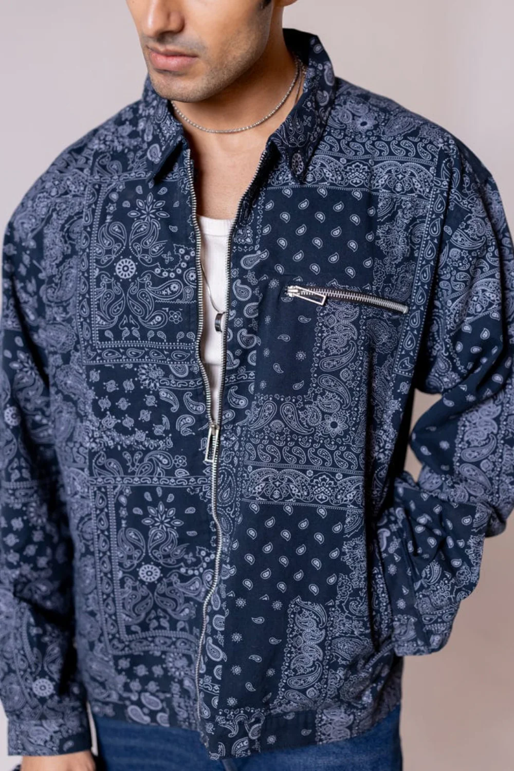 Bandana Print-Jacket