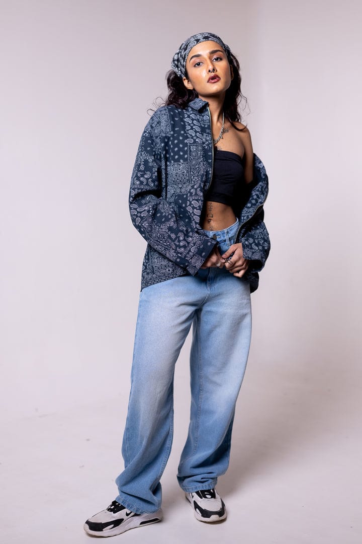 Bandana Print-Jacket for her - Image 3