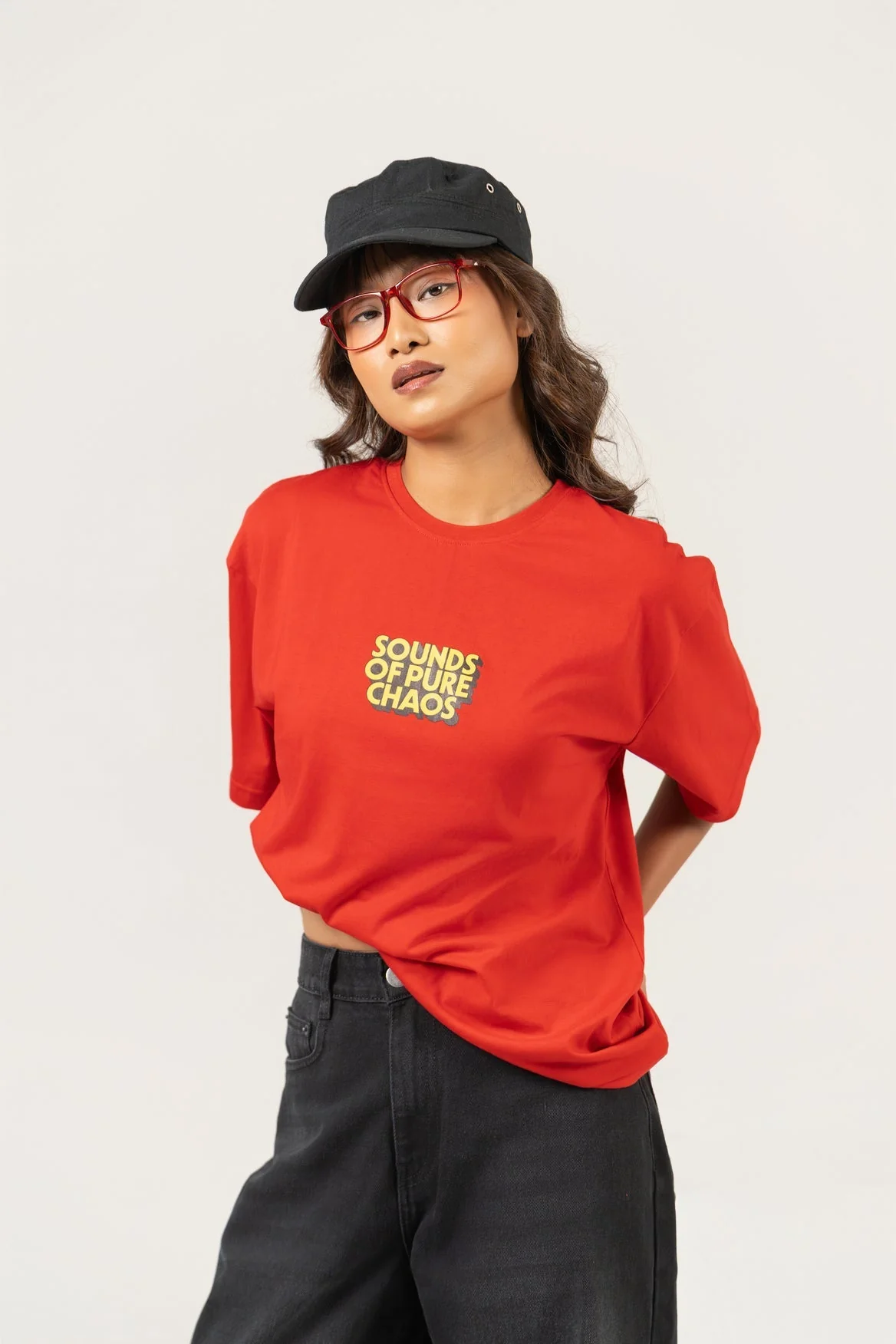 BANG BANG GLORY Printed Graphic Oversized Tee - Image 2