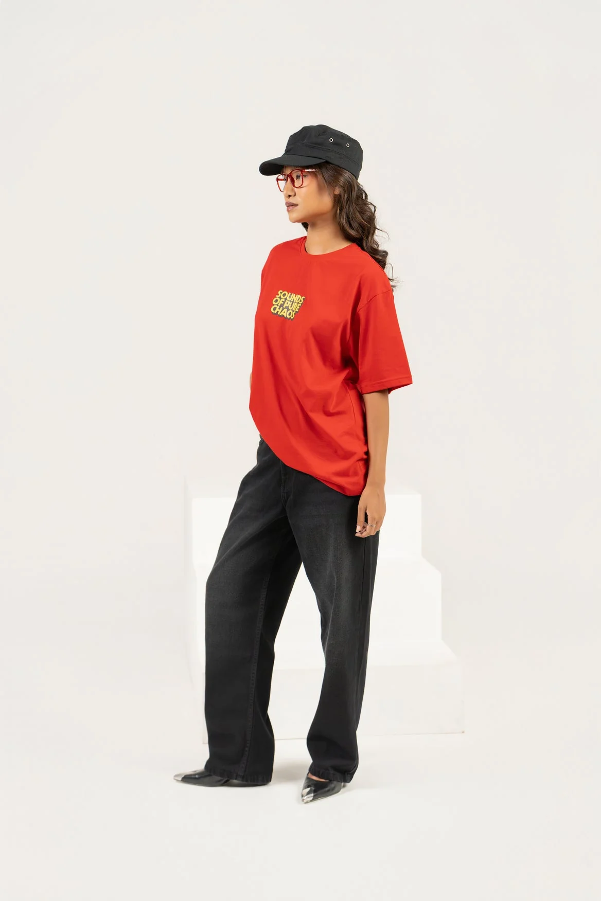 BANG BANG GLORY Printed Graphic Oversized Tee - Image 5