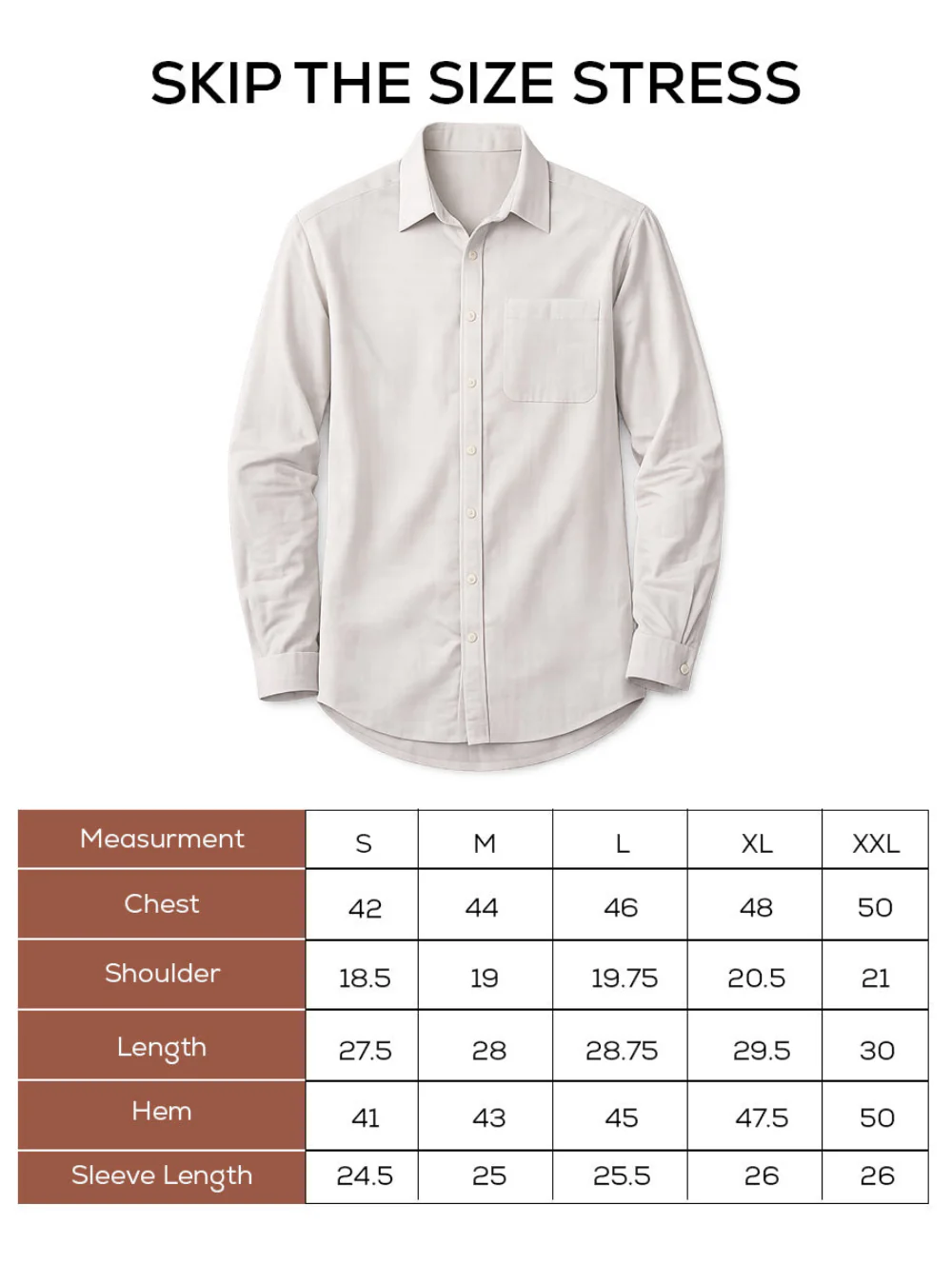 Beige Slub Cotton Shirt – Regular Fit, Full Sleeves - Image 6