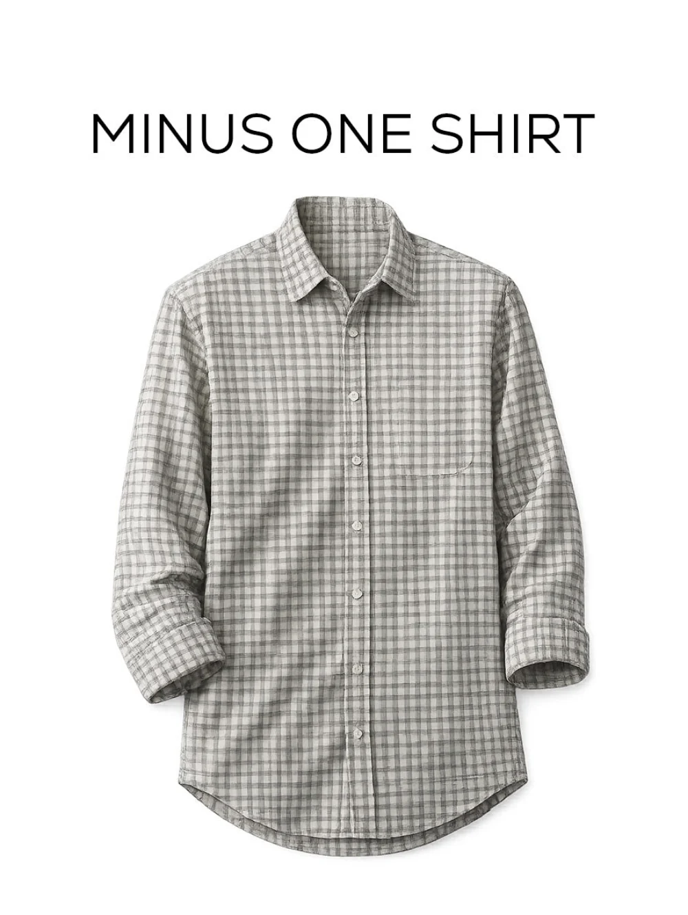 Black & White Checkered Viscose Cotton Shirt – Regular Fit, Full Sleeves - Image 2