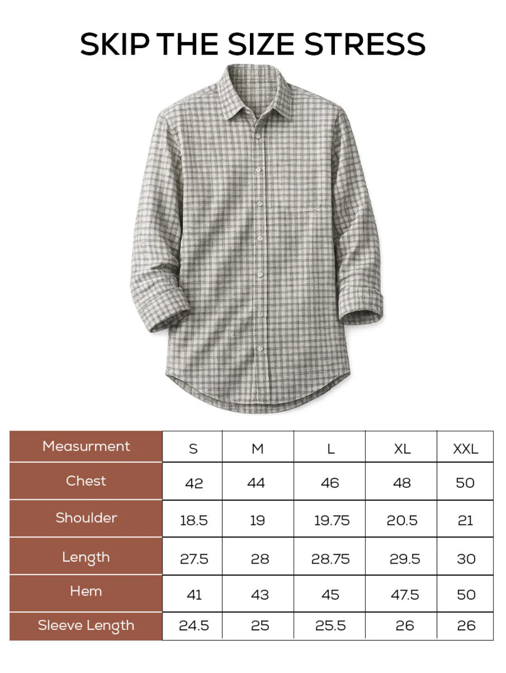 Black & White Checkered Viscose Cotton Shirt – Regular Fit, Full Sleeves - Image 6