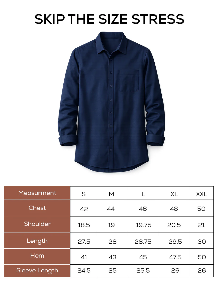 Blue Checked Cotton Shirt – Regular Fit, Full Sleeves - Image 5