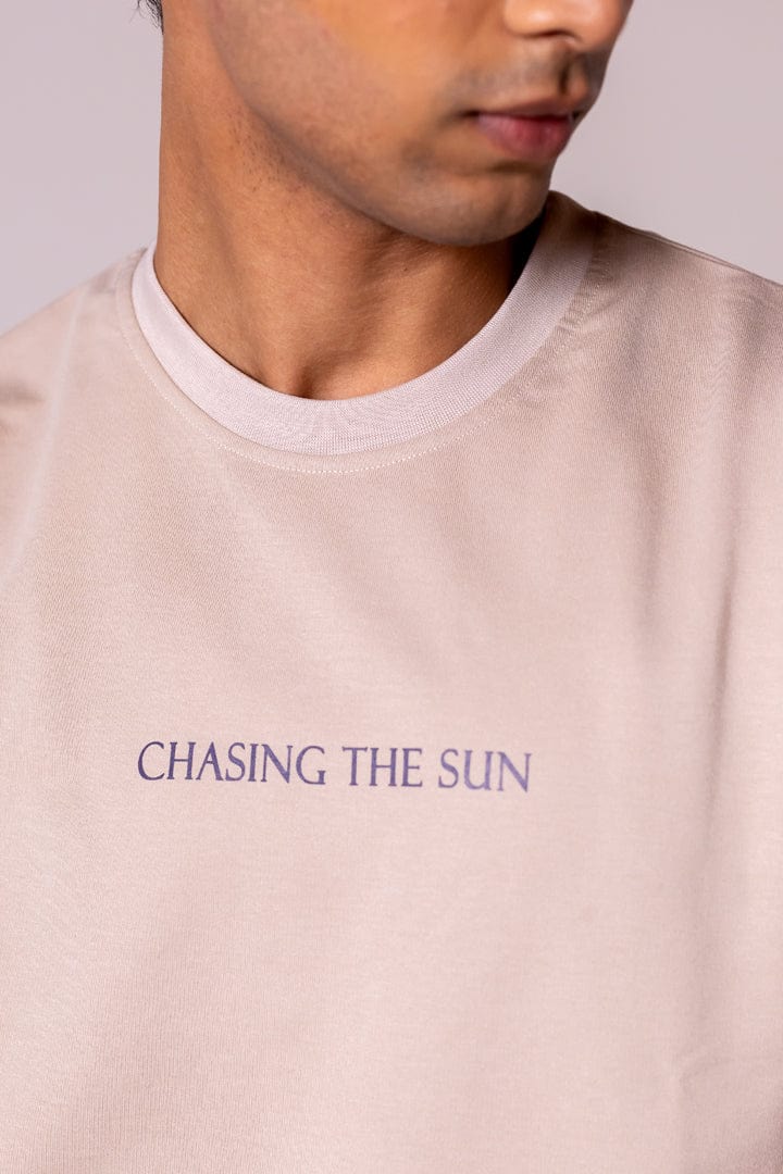 Chasing the Sun Printed Oversized T-shirt - Image 3