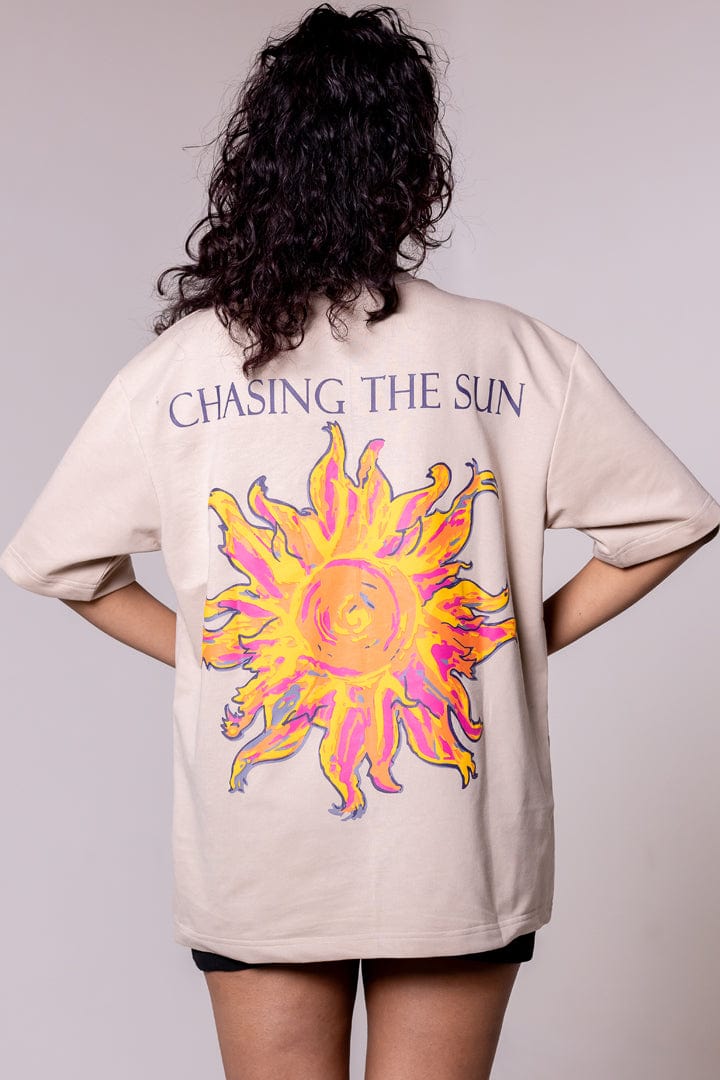 Chasing the Sun Printed Oversized T-shirt