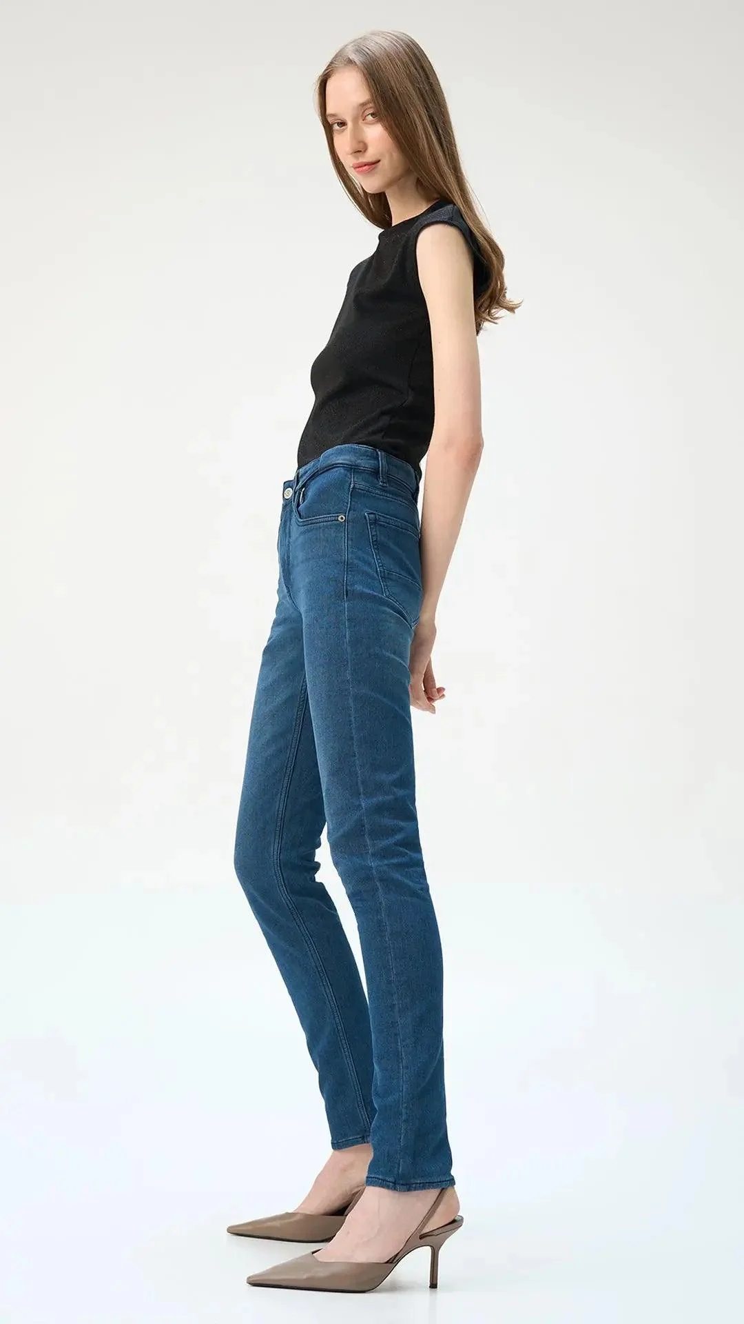 Skinny fit City Denim for Her - Alaska dark Blue - Image 4
