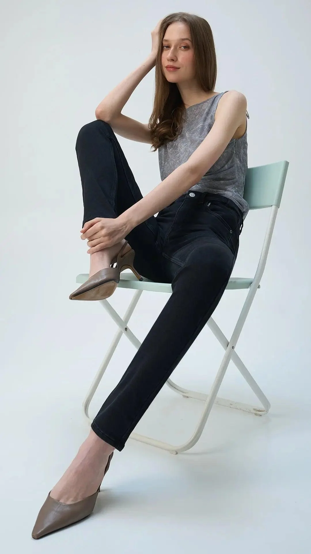Skinny fit City Denim for Her -Bombay Black - Image 6
