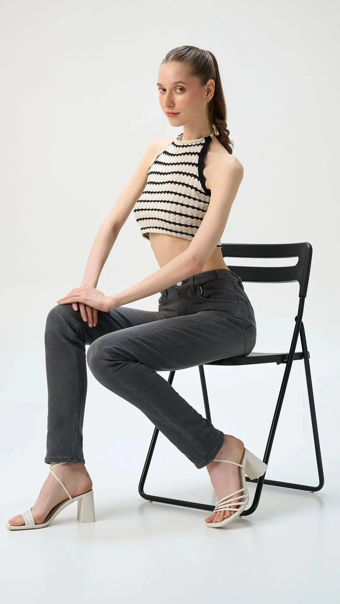 Skinny fit City Denim for Her- London Grey - Image 6