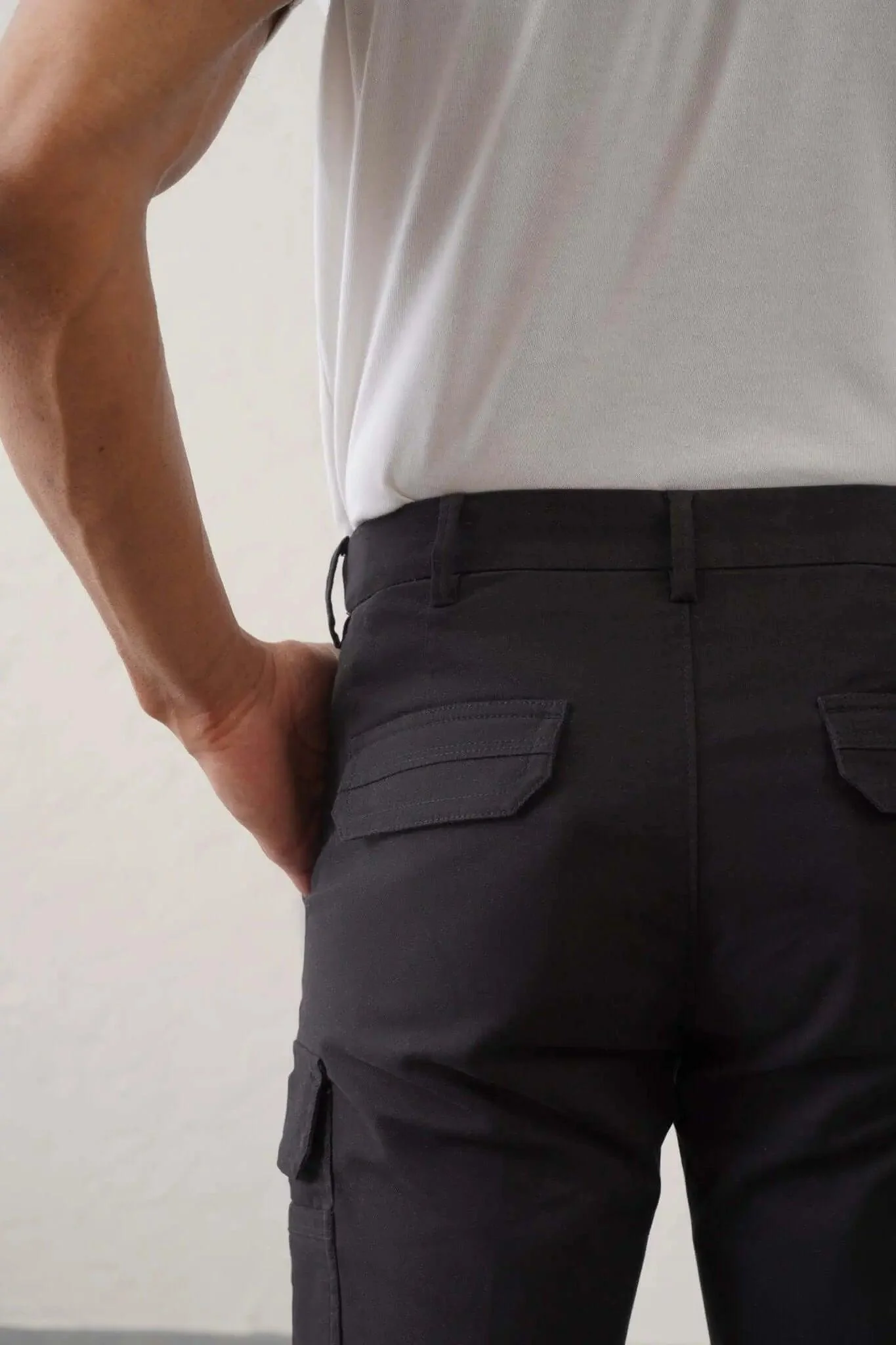 The Regular Fit Pro Cargo Pants - Black - Image 8
