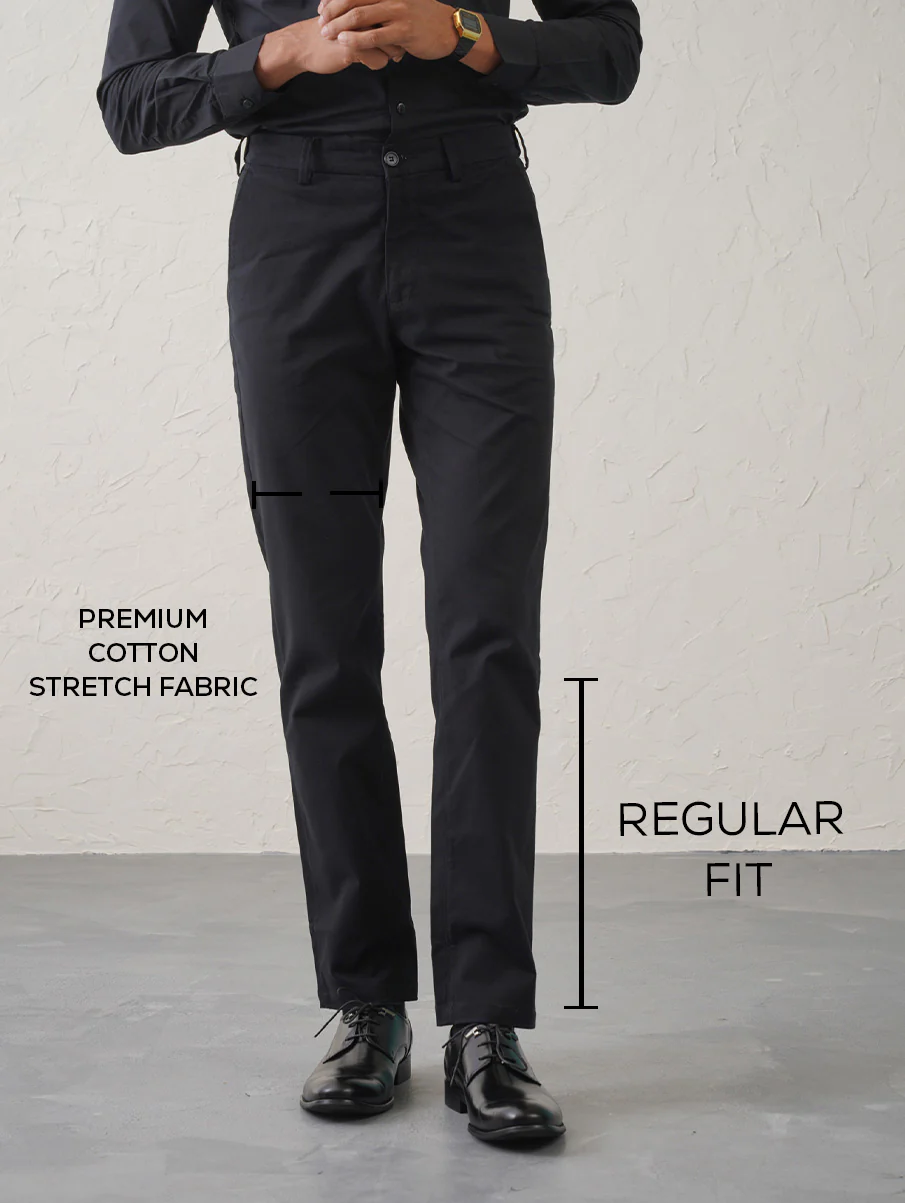 The Regular Fit Daylong Chino - Black Beast - Image 6