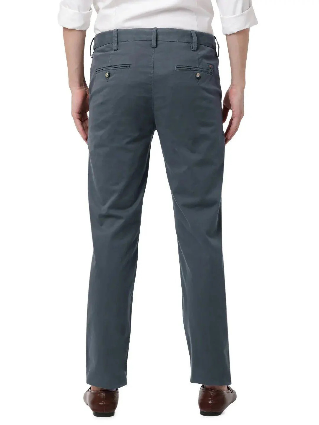 The Regular Fit Daylong Chino - Iron Cloud - Image 7