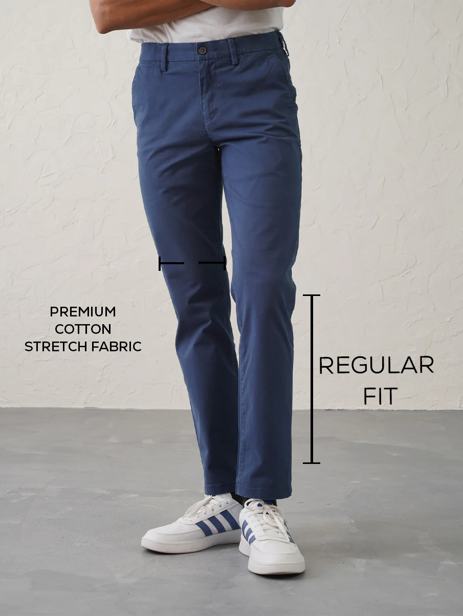 The Regular Fit Daylong Chino - Knight Blue - Image 6