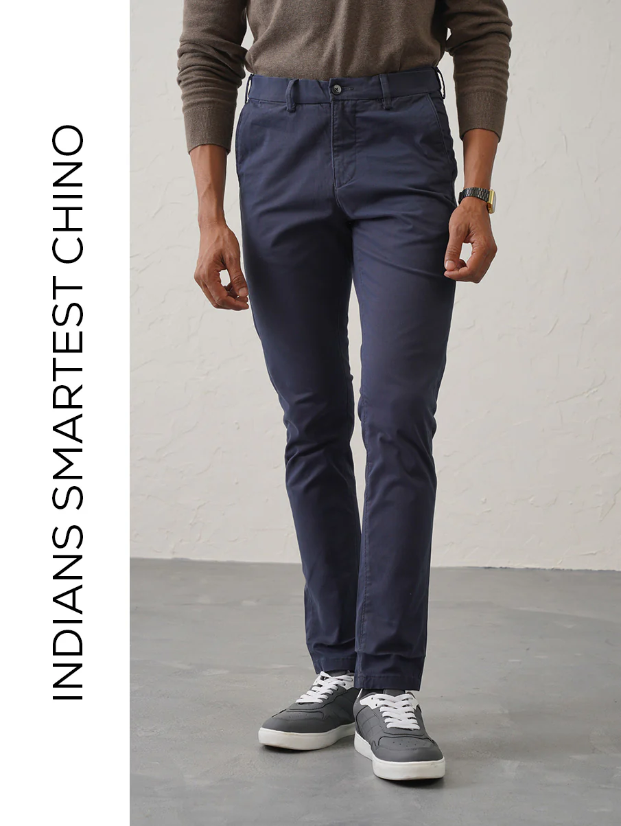 The Regular Fit Daylong Chino - Night Navy - Image 3