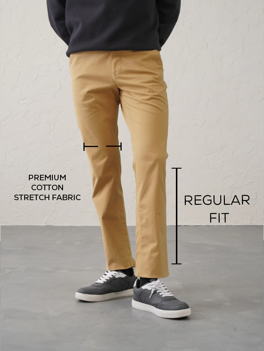 The Regular Fit Daylong Chino - Old Camel - Image 6