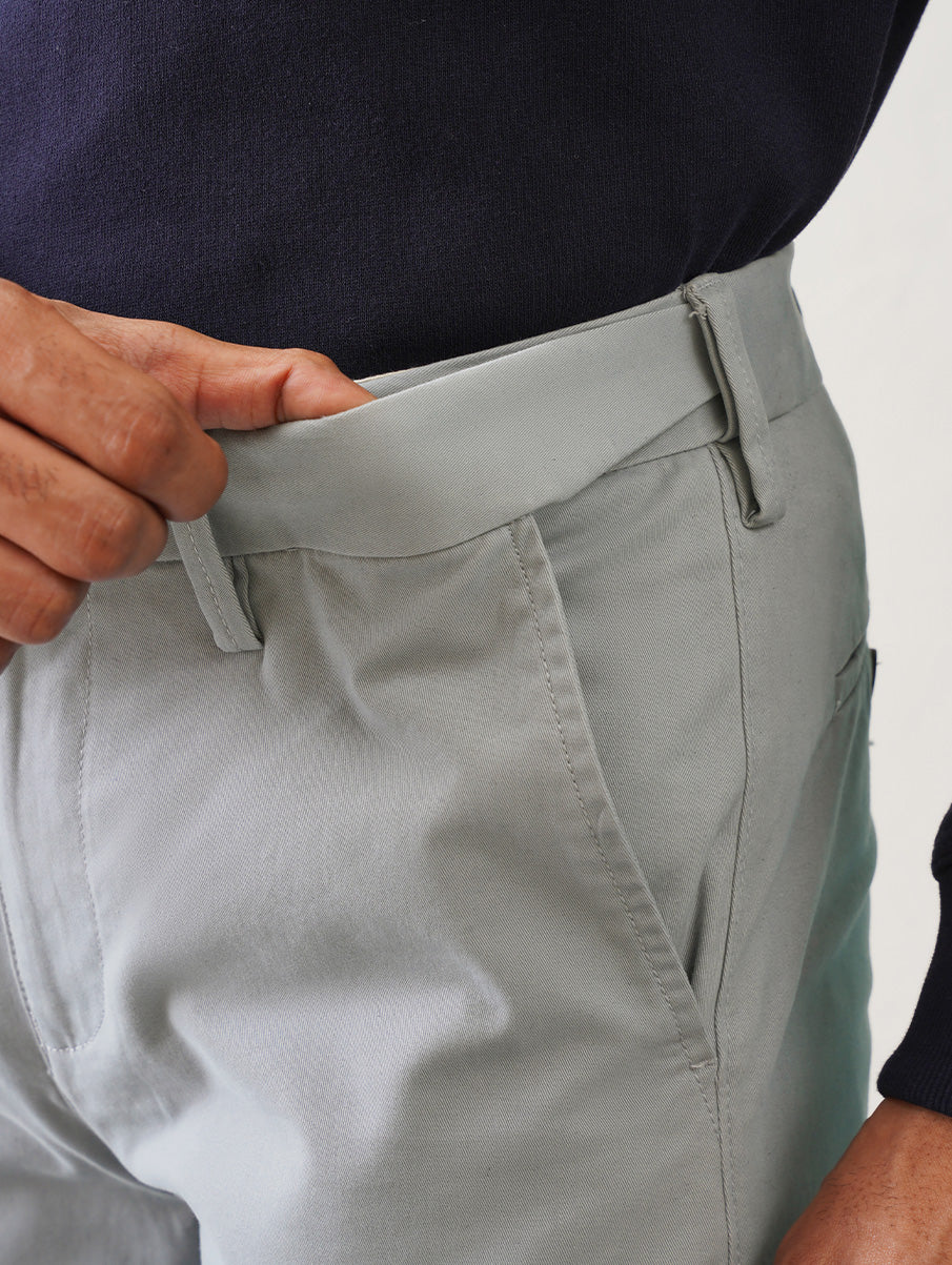 The Regular Fit Daylong Chino - Stone Mouse - Image 7