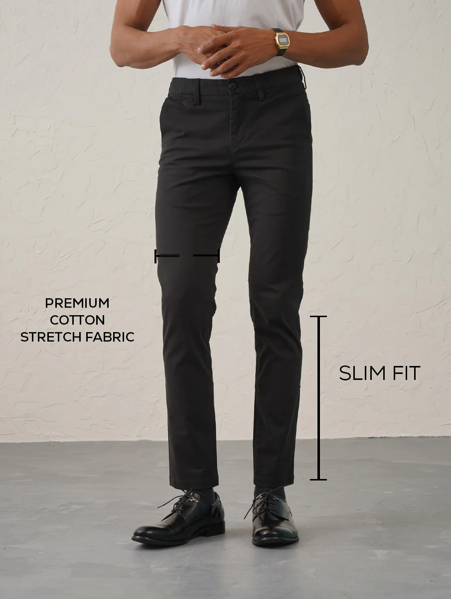 The Slim Fit Daylong Chino - Black Beast - Image 6