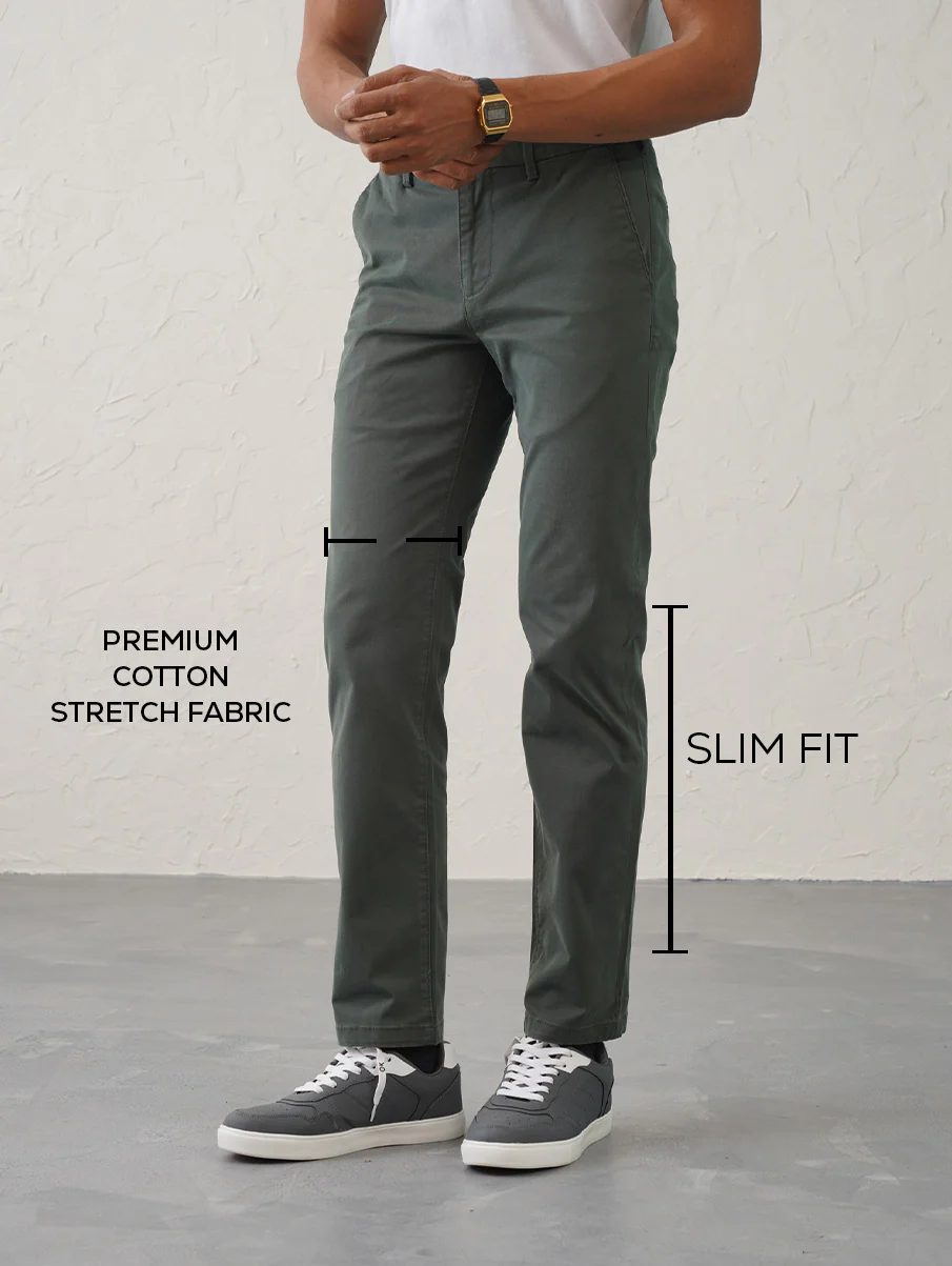 The Slim Fit Daylong Chino - Stained Olive - Image 6