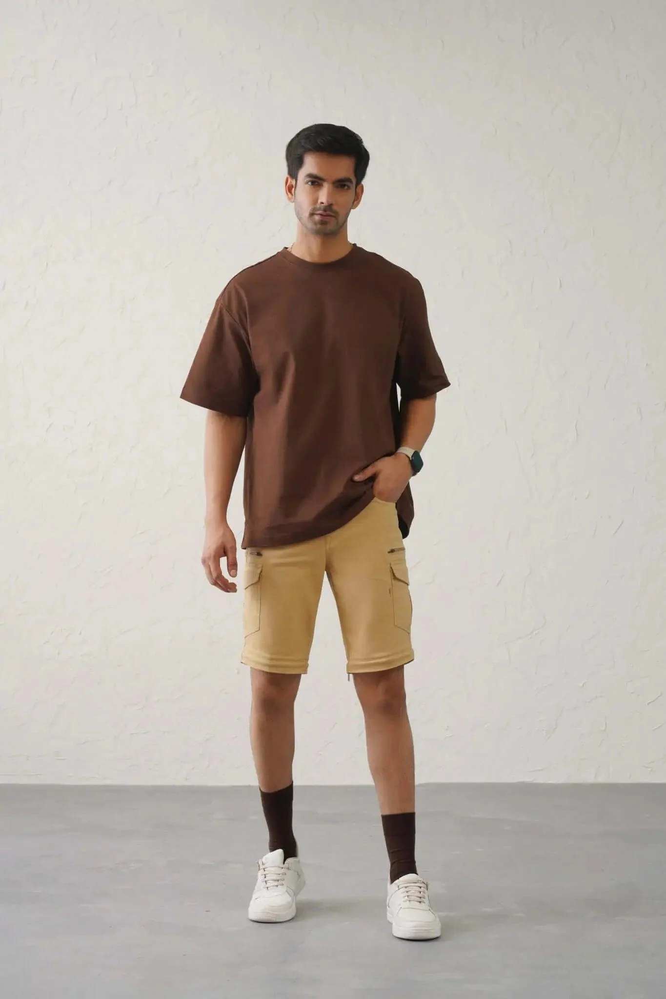 The Slim Fit Detachable Cargo Pants - Khaki - Image 7