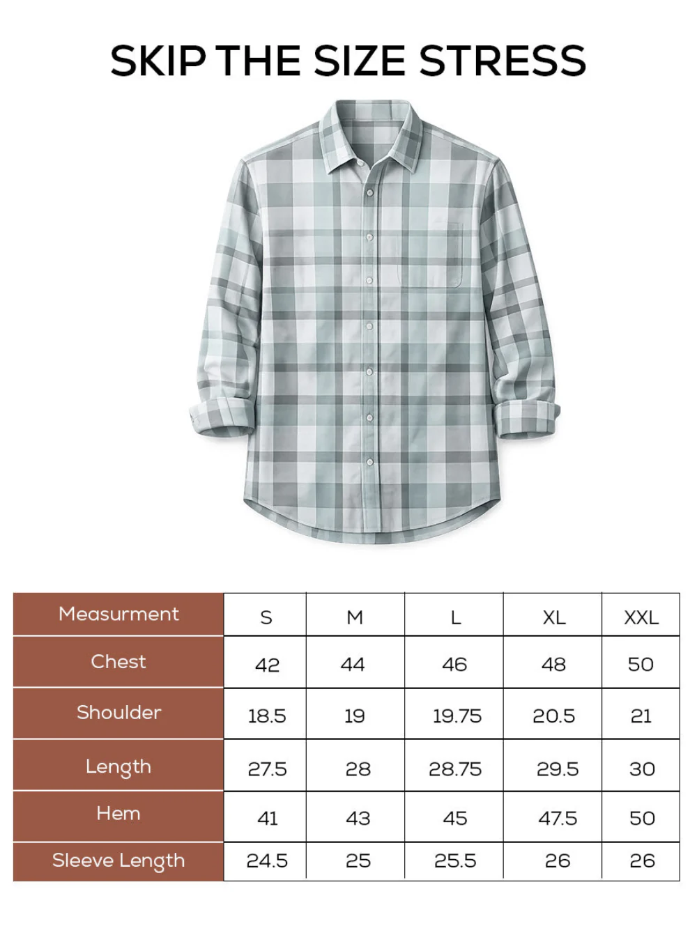 Green Checkered Cotton Shirt – Regular Fit, Full Sleeves - Image 5