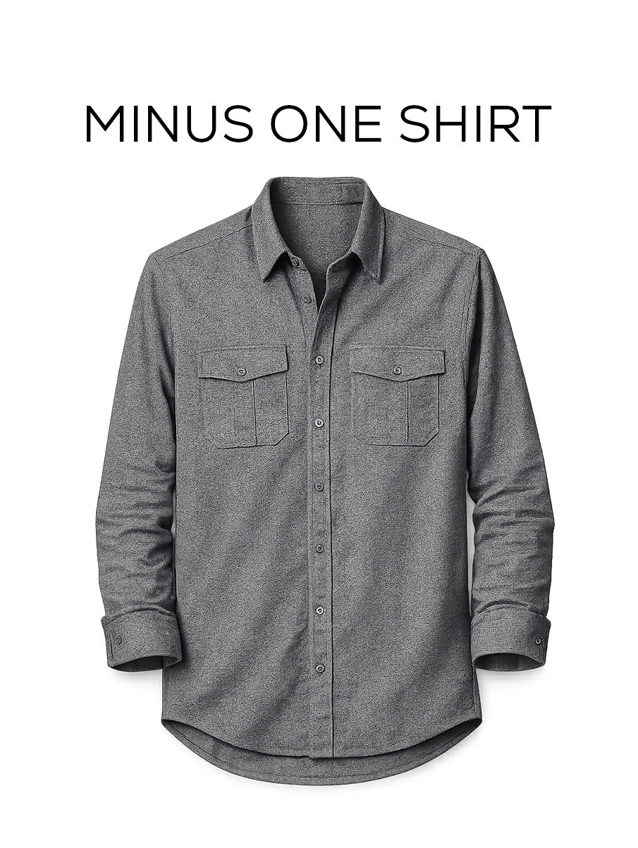 Full Sleeve Safari Shirt – Grey - Image 2