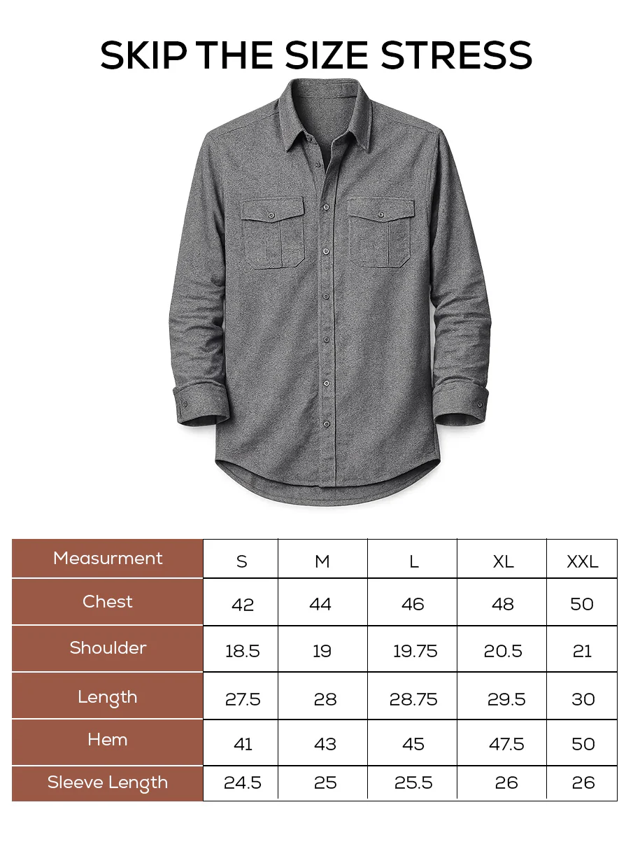 Full Sleeve Safari Shirt – Grey - Image 5