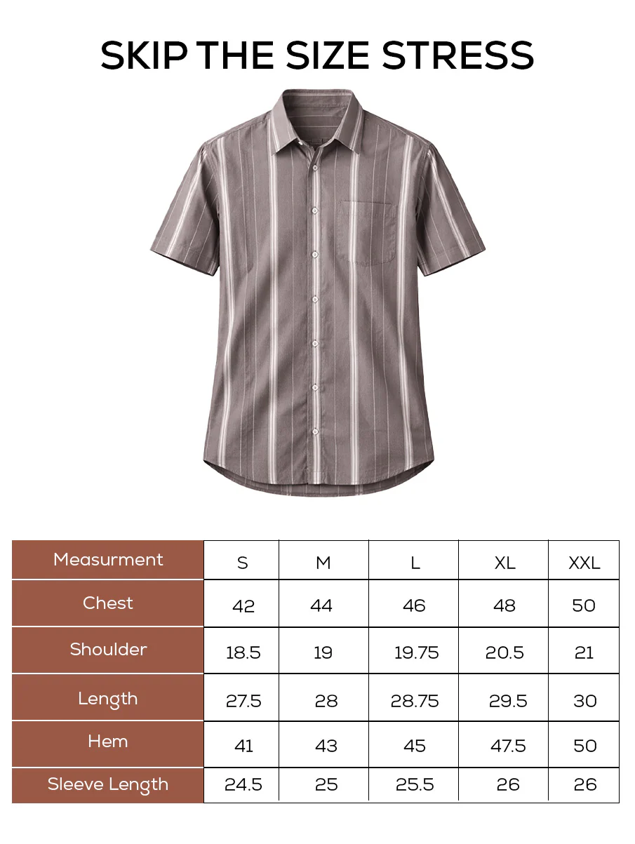 Grey Printed Organic Cotton Shirt – Regular Fit, Half Sleeves - Image 5