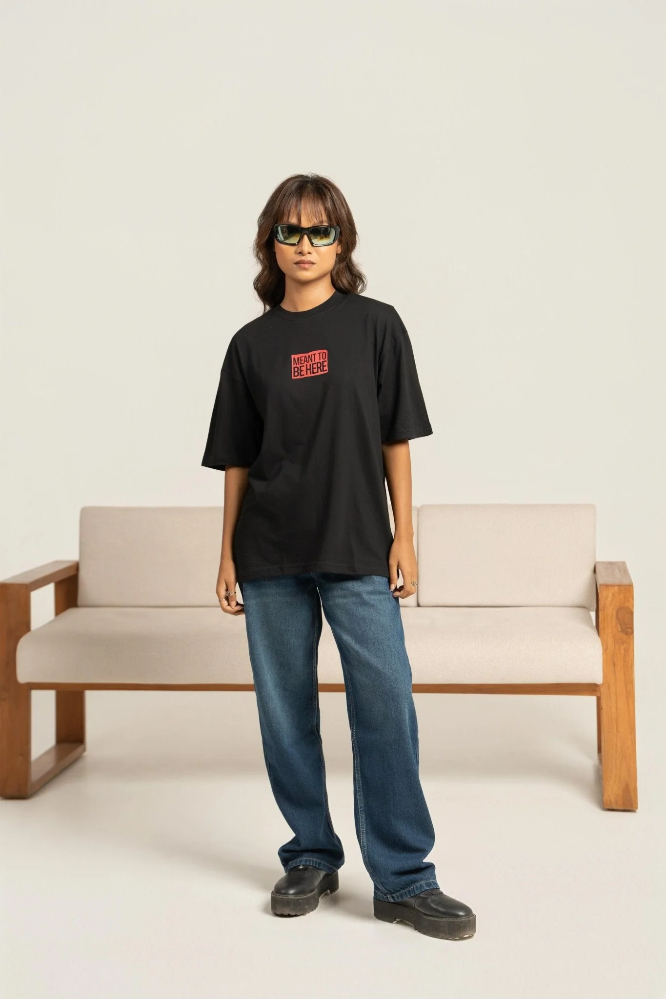 Meant to Be Floral Printed Oversized Tee For Women