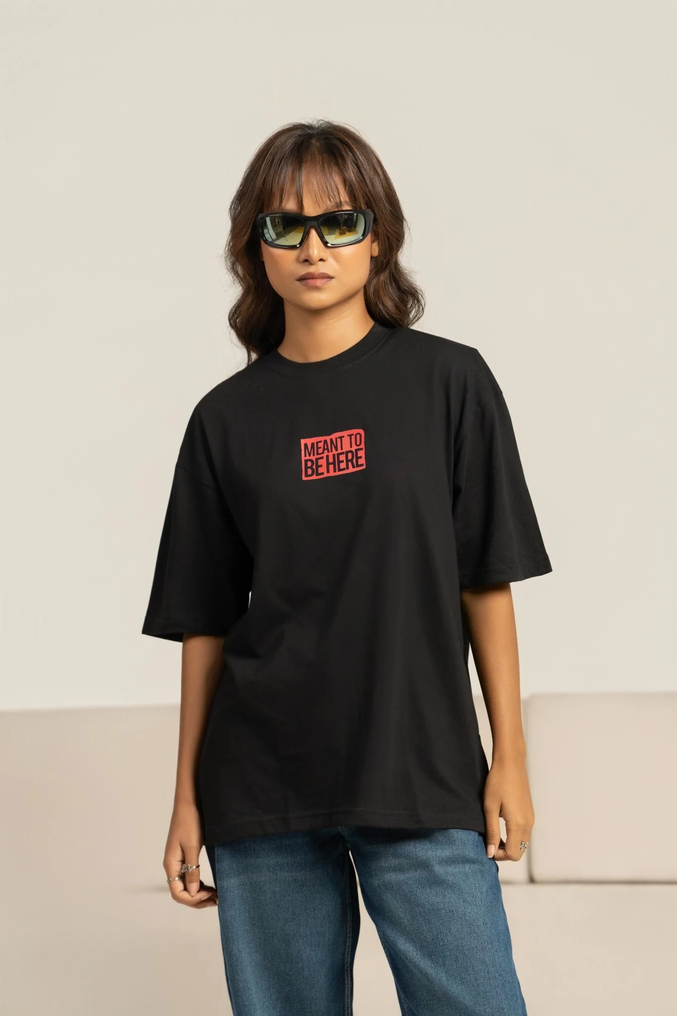 Meant to Be Floral Printed Oversized Tee For Women - Image 2