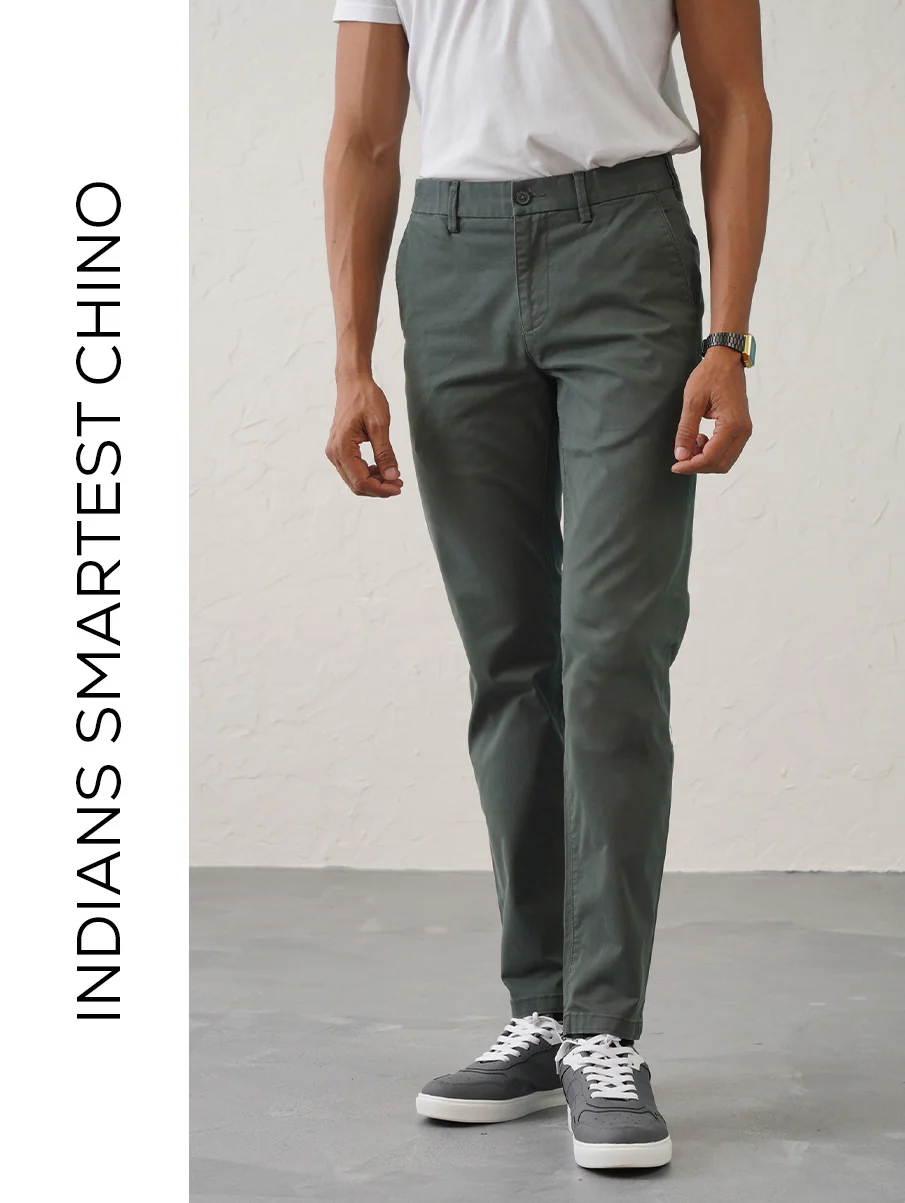 The Regular Fit Daylong Chino - Stained Olive - Image 3