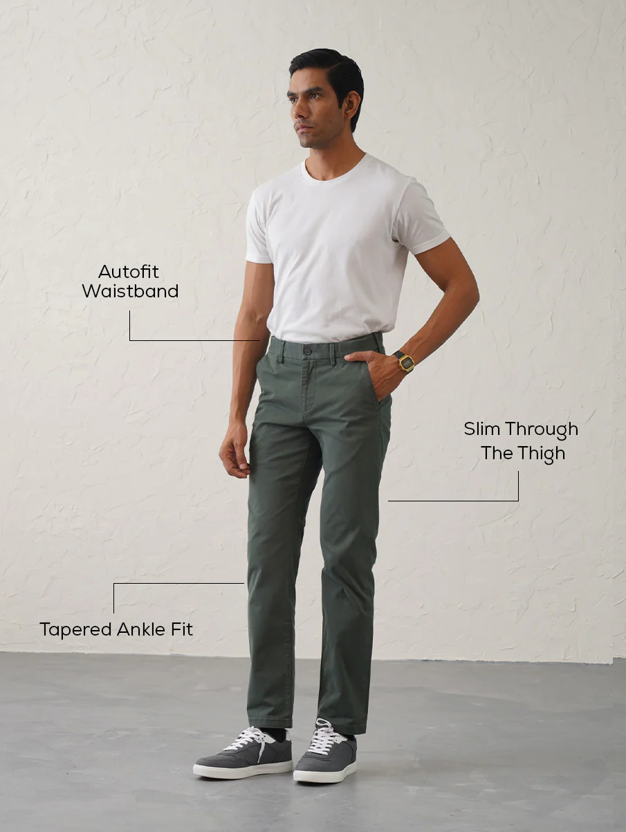 The Regular Fit Daylong Chino - Stained Olive - Image 6