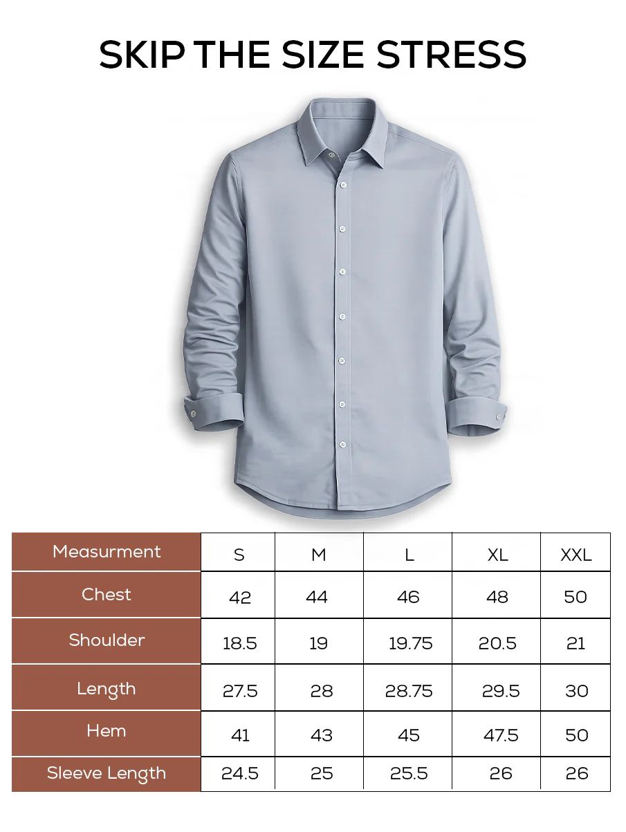 Men’s Blue Tencel Shirt – Regular Fit - Image 5