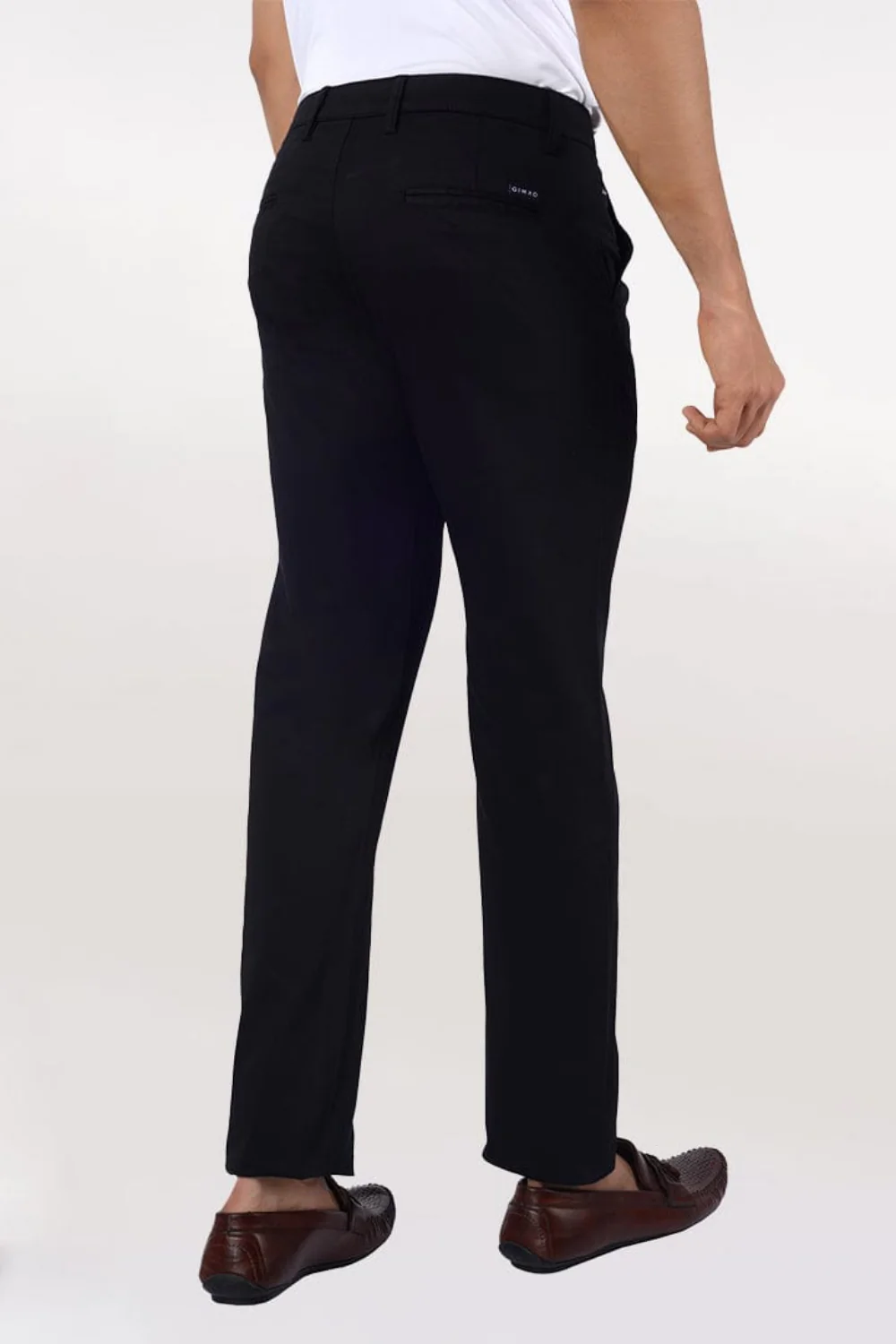 Men's Slim Fit Formal Trouser - Navy - Image 3