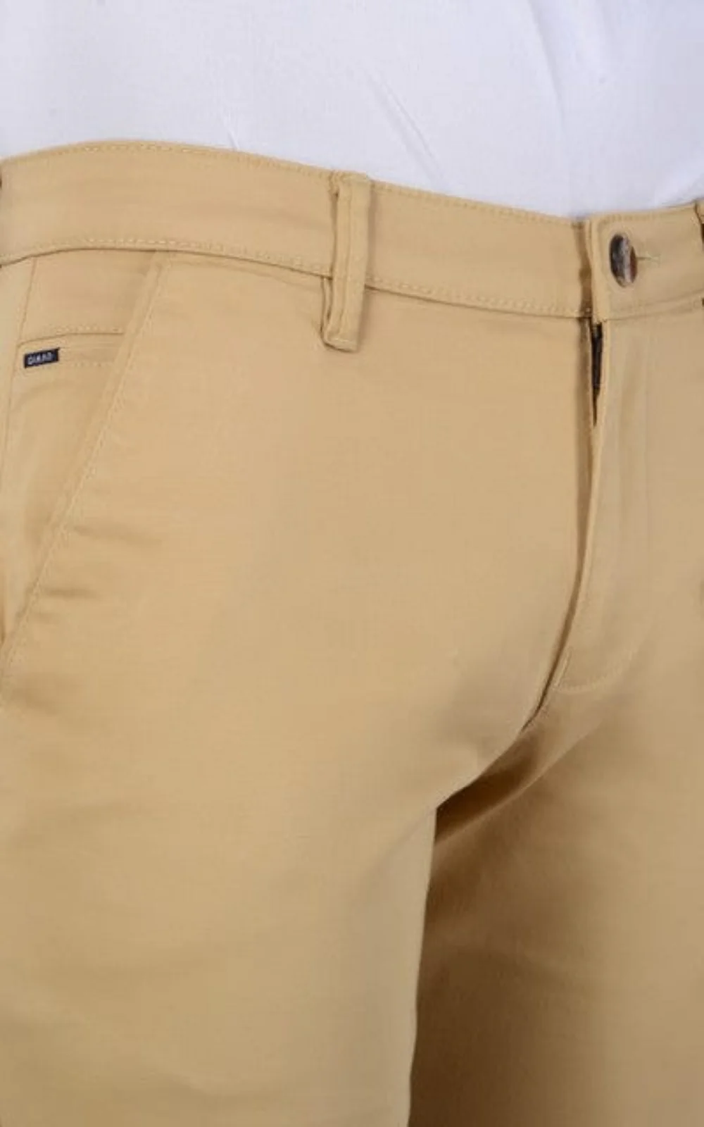Men's Slim Fit Formal Trouser - Khaki - Image 5