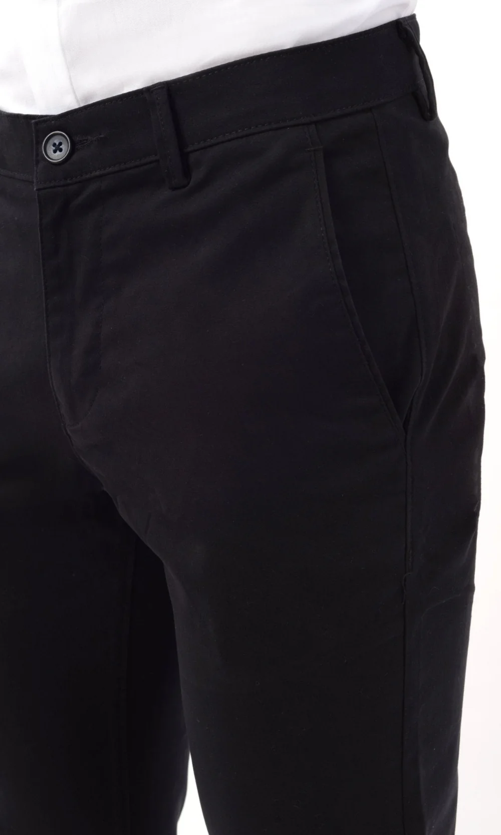 Men's Wear Slim Fit Formal Trouser - Black - Image 5
