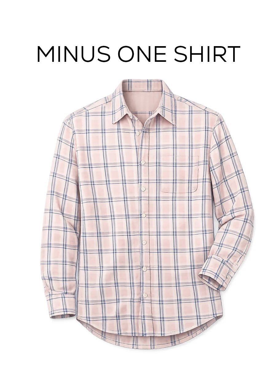 Pink Checked Cotton Shirt – Regular Fit - Image 2