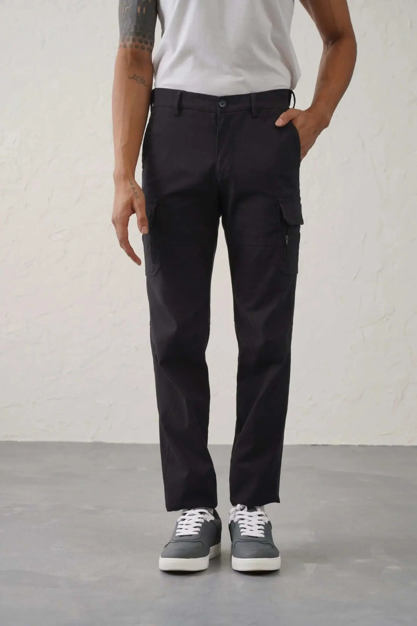 The Slim Fit Pro Cargo Pants - Black - Image 7