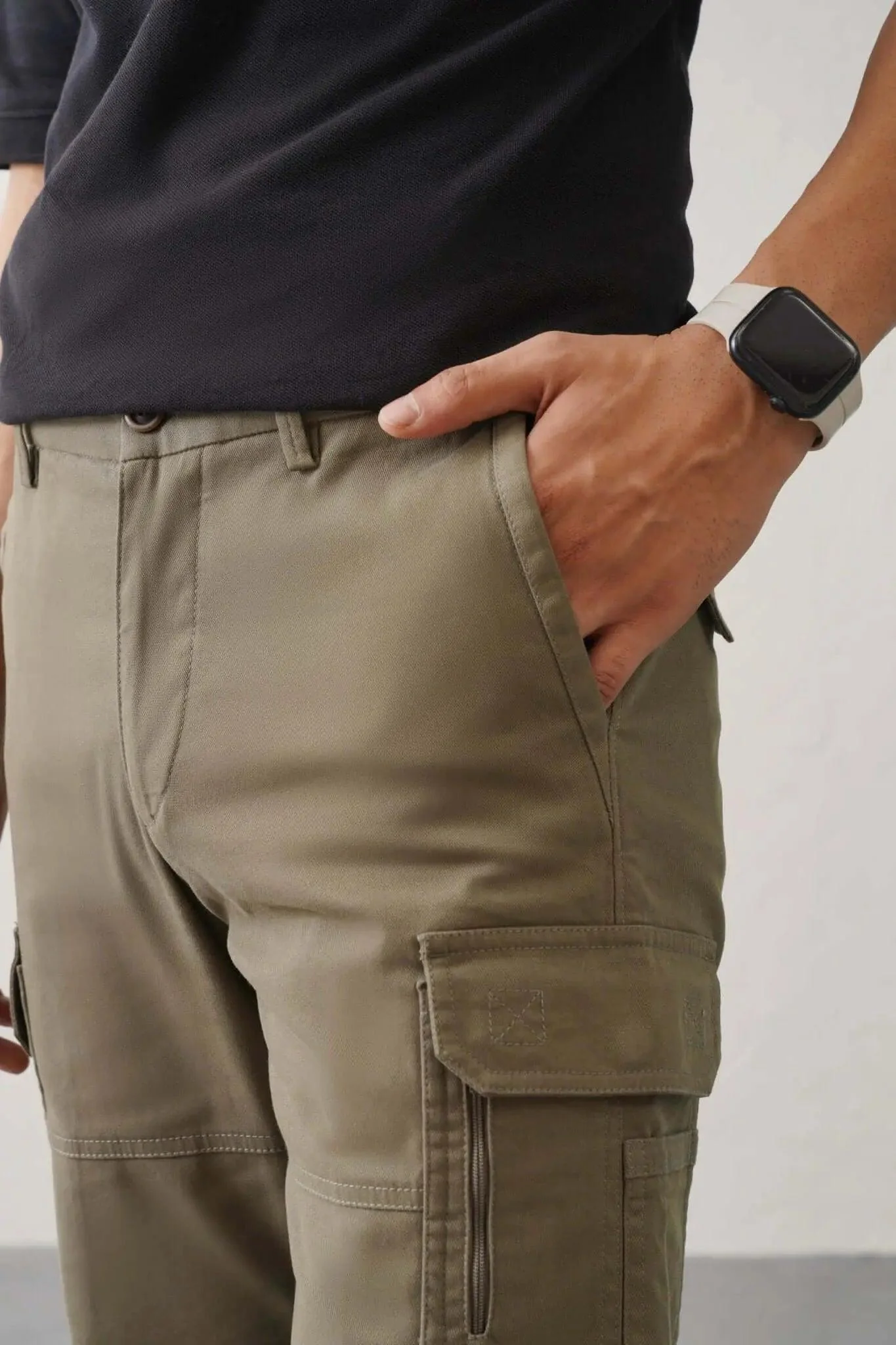 The Slim Fit Pro Cargo Pants - Olive - Image 5
