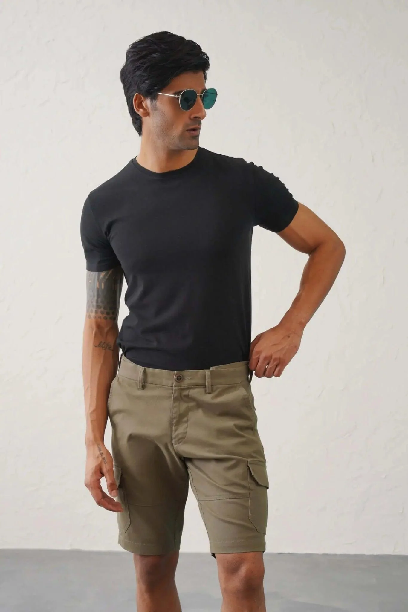 Pro Cargo Shorts - Olive - Image 3