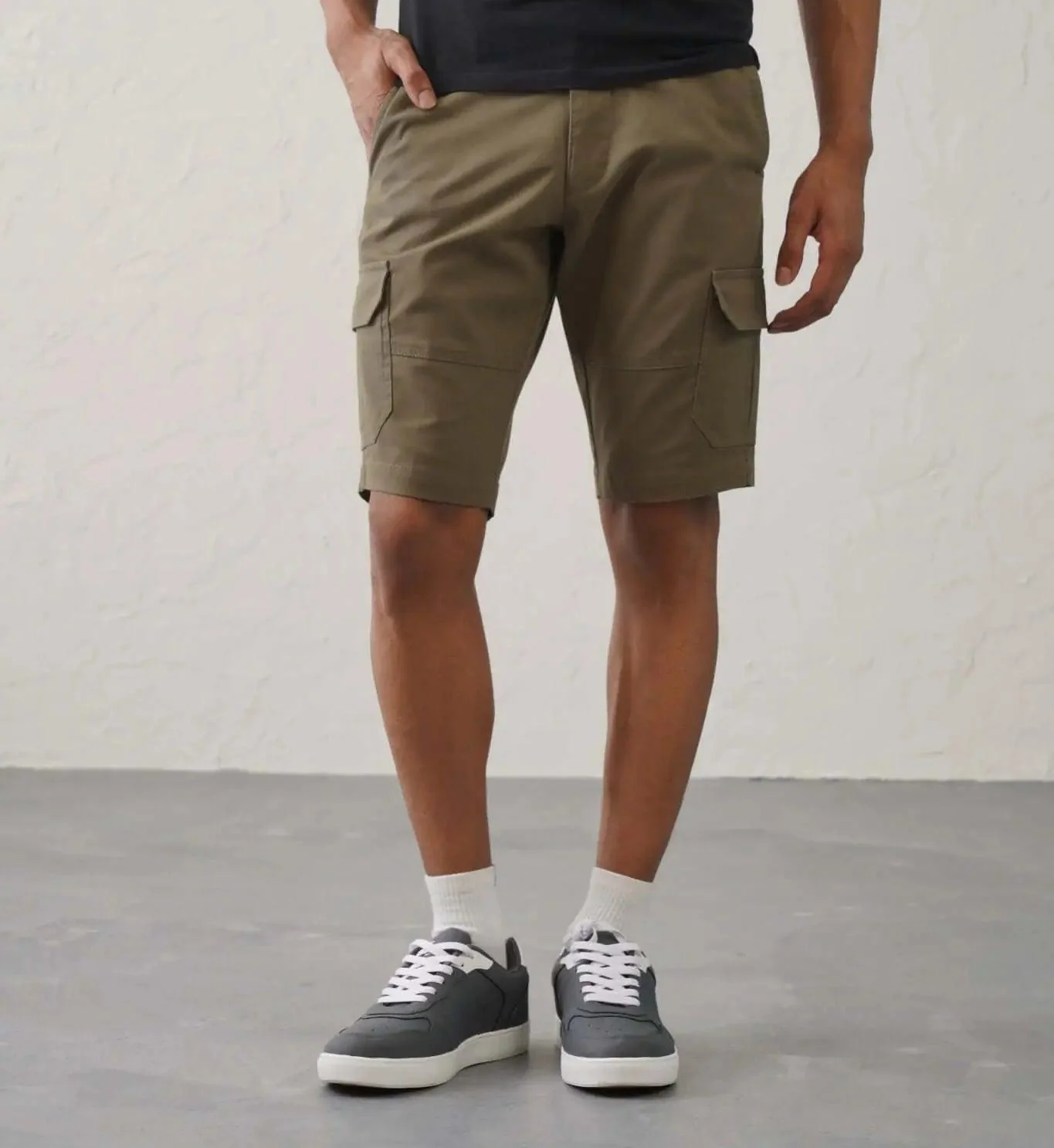 Pro Cargo Shorts - Olive - Image 9