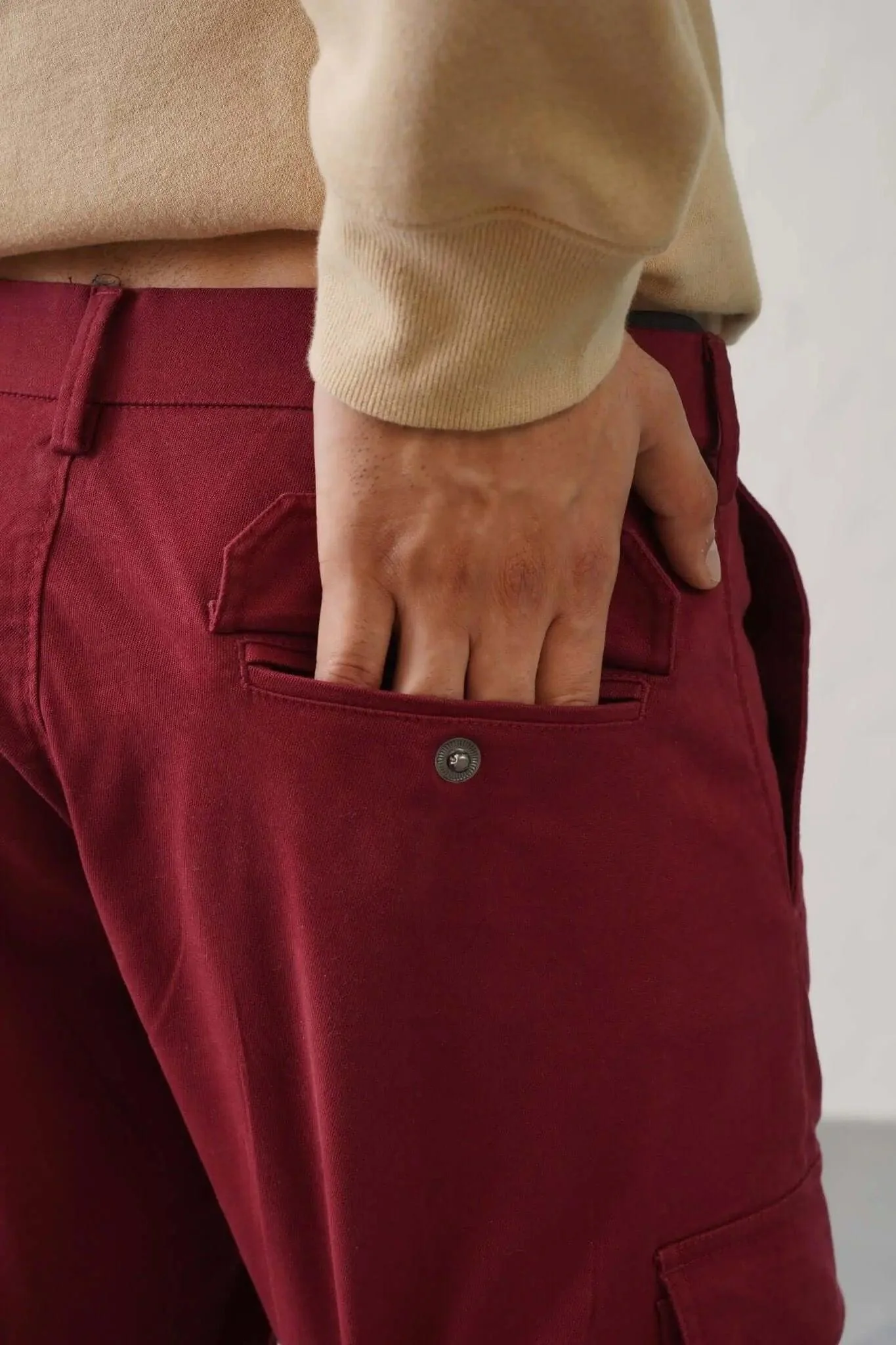 Pro Cargo Shorts - Red - Image 3