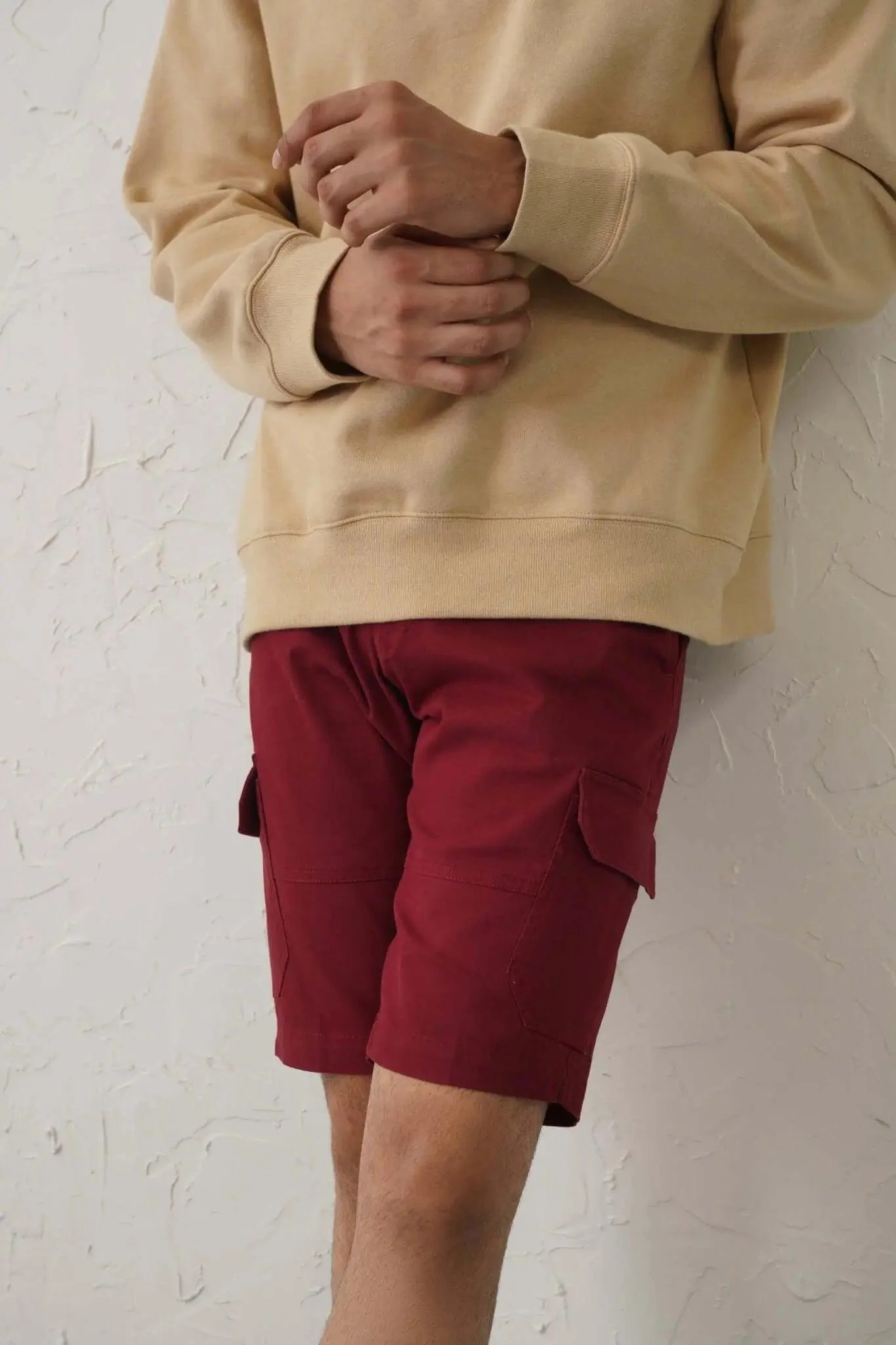 Pro Cargo Shorts - Red - Image 5