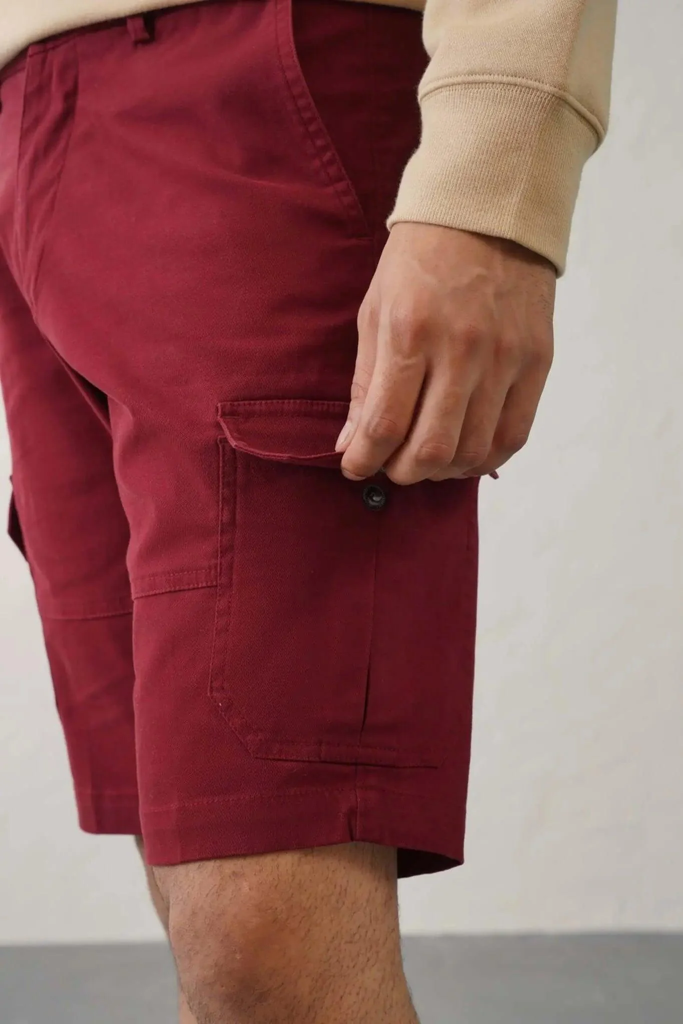 Pro Cargo Shorts - Red - Image 7