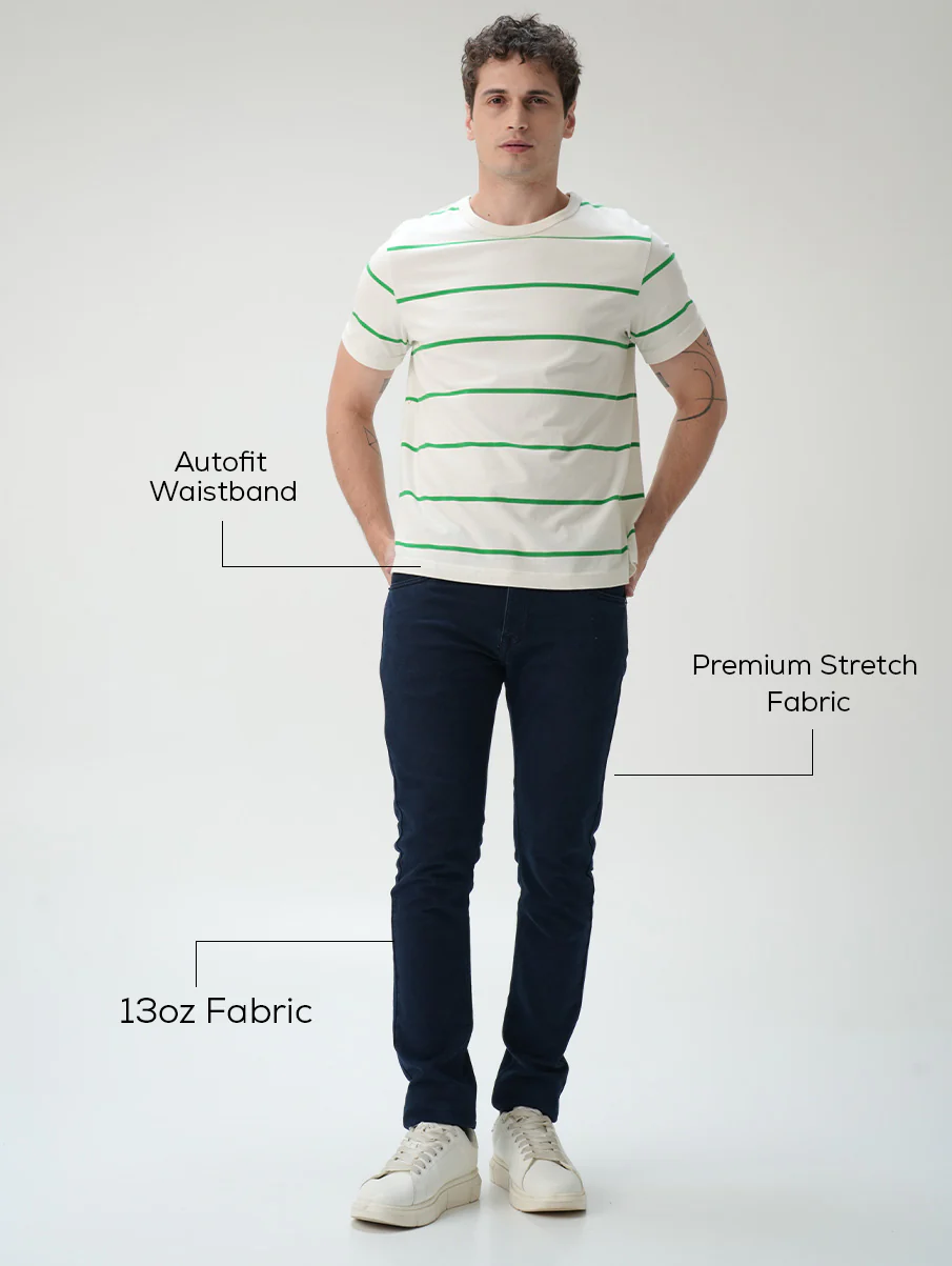 Skinny fit City Denim- Jodhpur Blue - Image 4