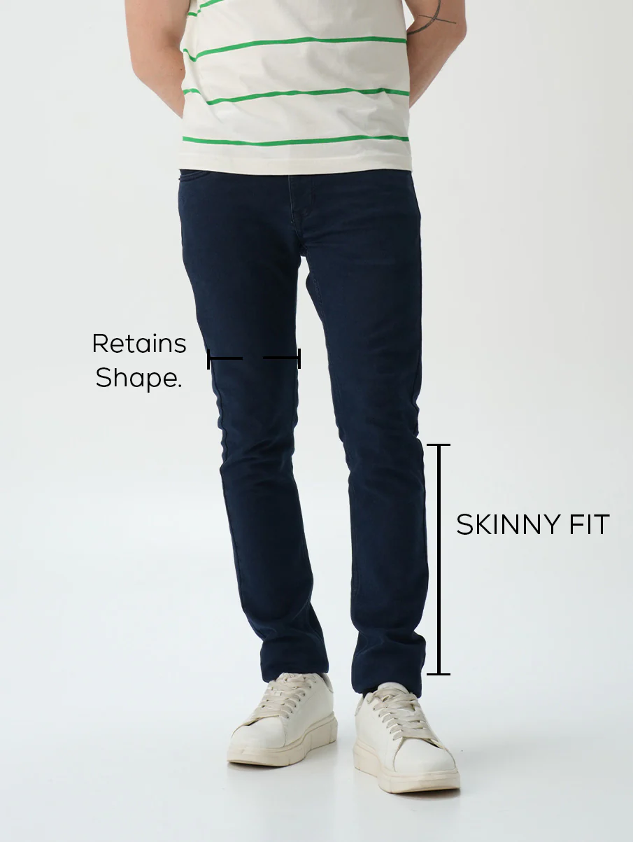 Skinny fit City Denim- Jodhpur Blue - Image 6