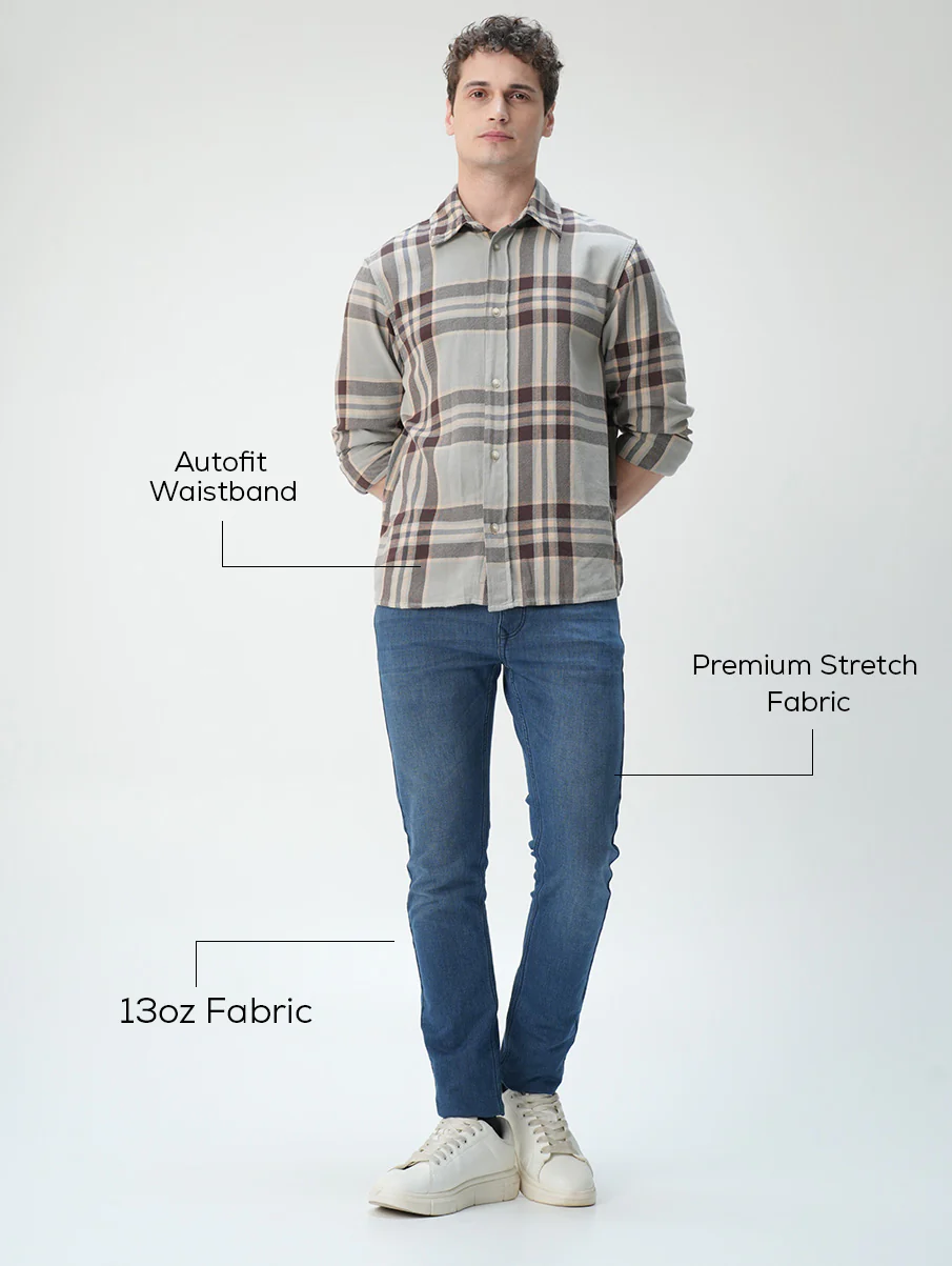 Skinny fit City Denim- Alaska Dark Blue - Image 4