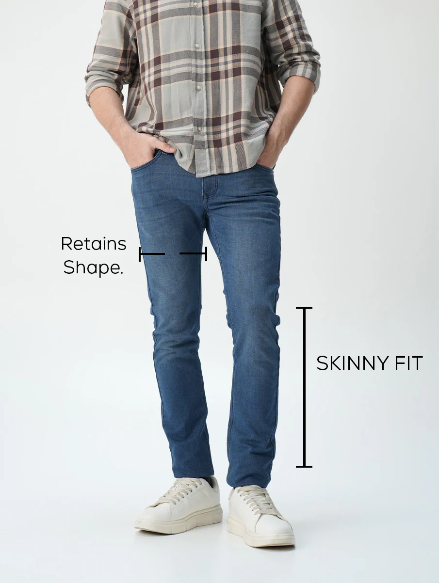 Skinny fit City Denim- Alaska Dark Blue - Image 6