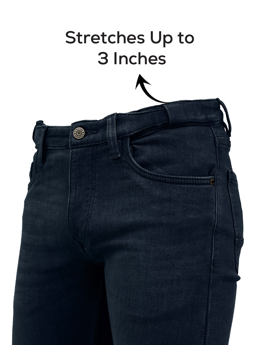 Skinny fit City Denim- Royal Navy - Image 7