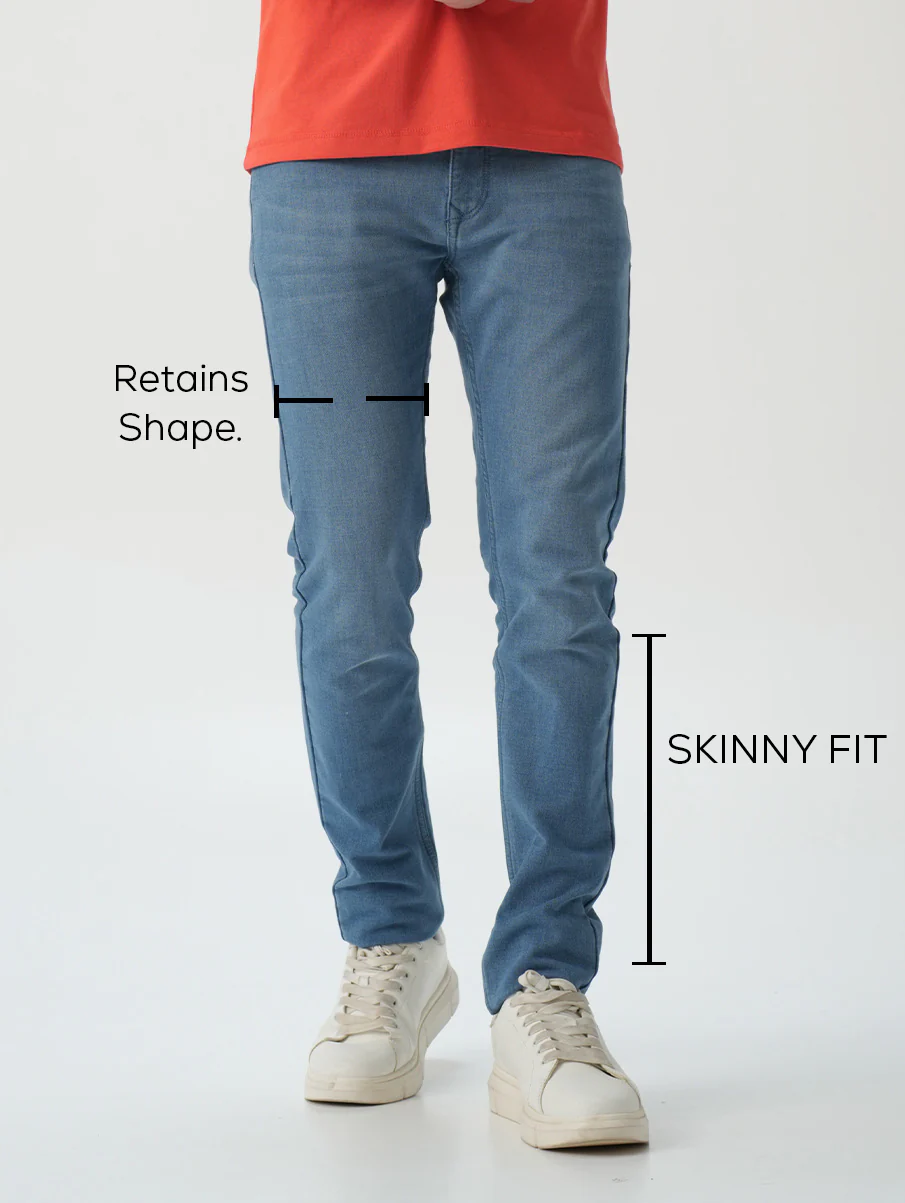Skinny fit City Denim- Santorini Blue - Image 6