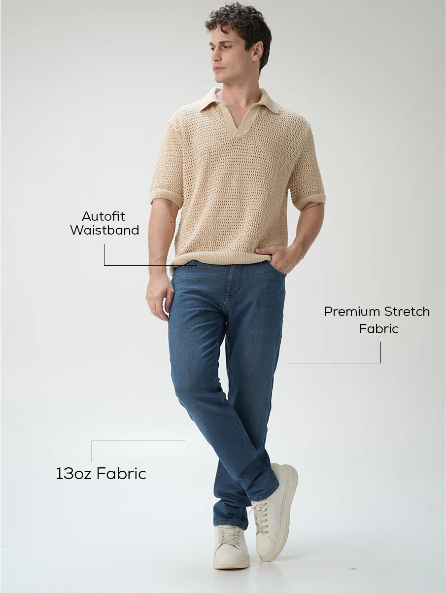 Slim fit City Denim- Alaska  Dark Blue - Image 4